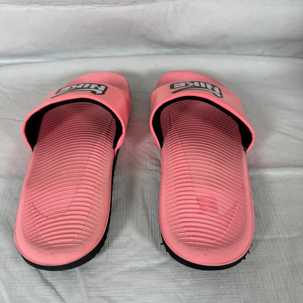 Nike Kawa Slide Kids Pink Foam White Black DD3242-600 Size 5Y